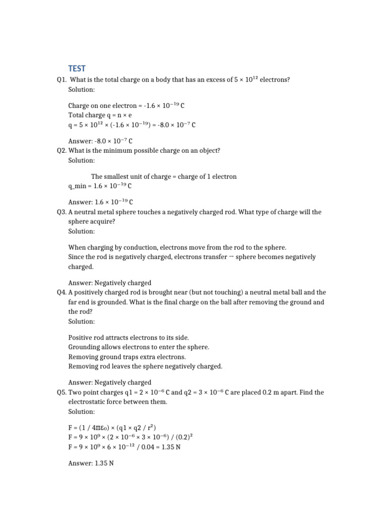 Numericals 12TH | PDF