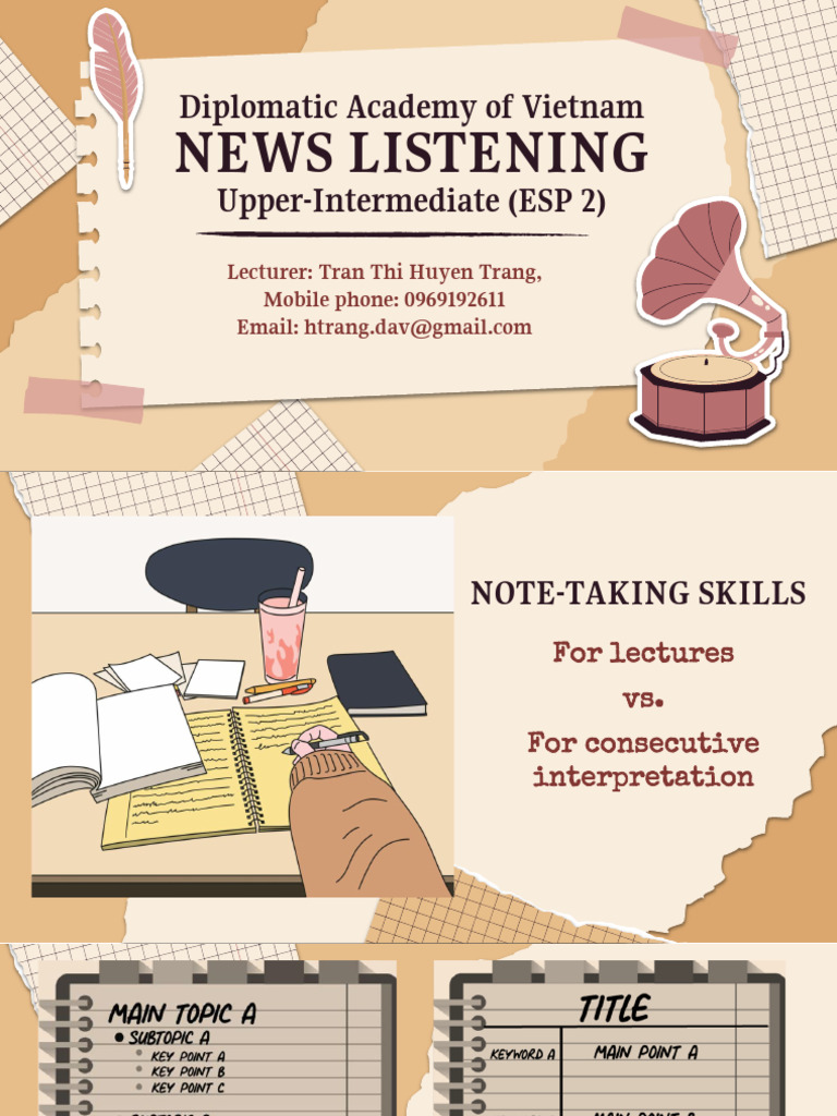 Note-Taking Skills | PDF