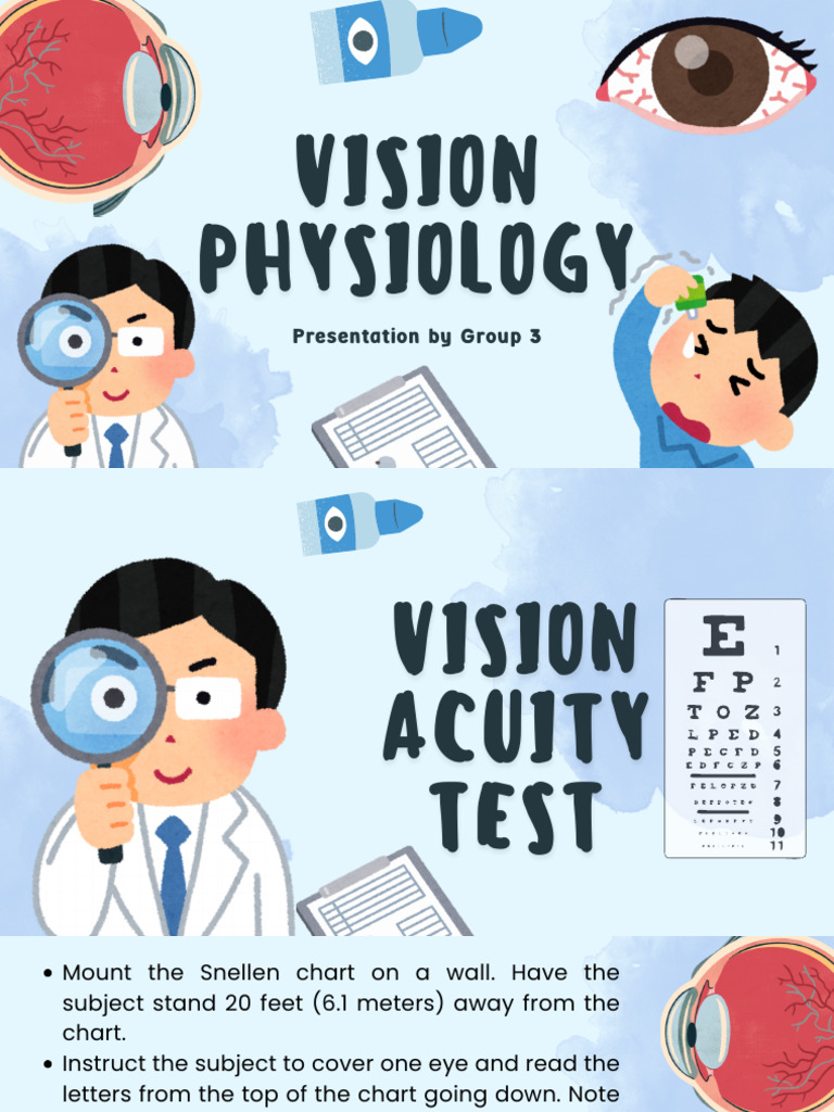 (GP) Group 3 Report - Vision | PDF | Visual Acuity | Eye