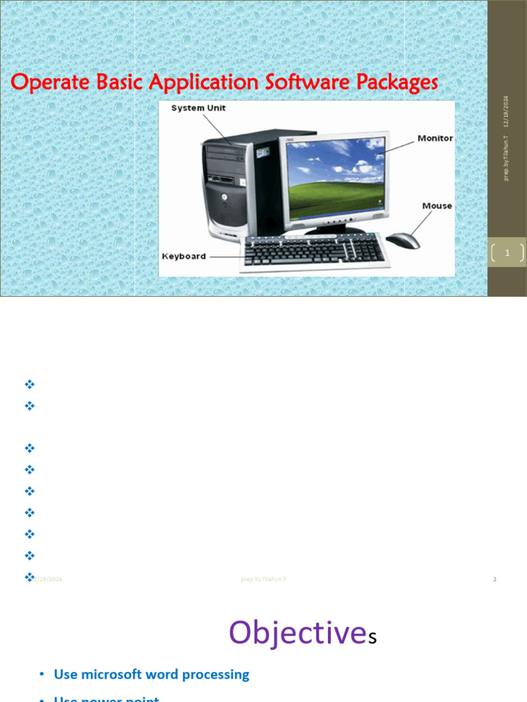 Opprate Software Application Package | PDF | Operating System | Databases
