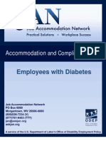 Accommodation: Employees With Diabetes