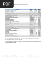 MCAST Academic Calendar 2024/25 | PDF | Academic Term | Academia
