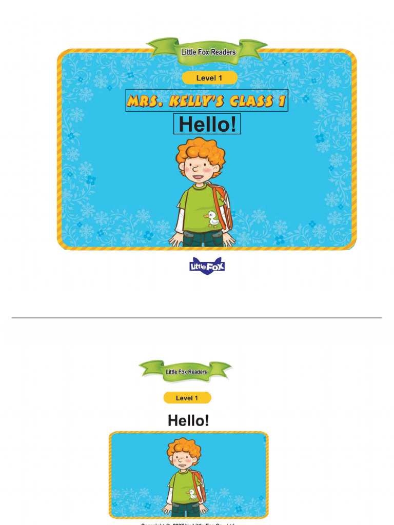 001.LV1.Mrs - Lv1.kelly - S Class 1 - Hello! | PDF