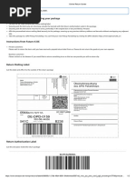 Shaw Direct Receiver Return Instructions | PDF
