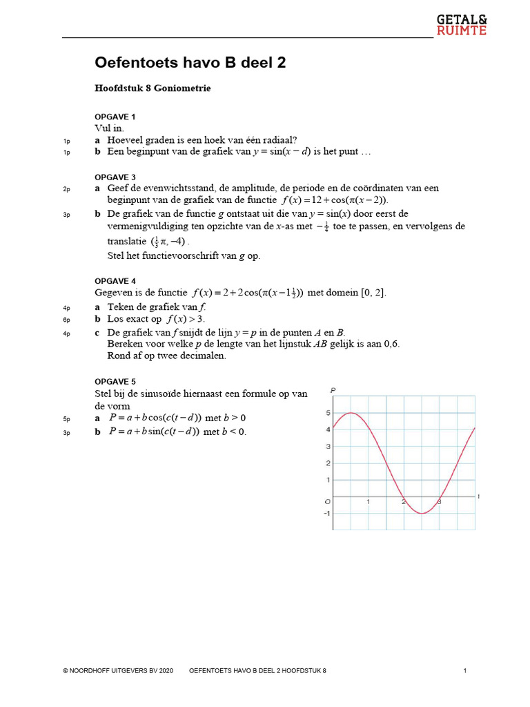 GR12 HB2 H08 Oefentoets | PDF