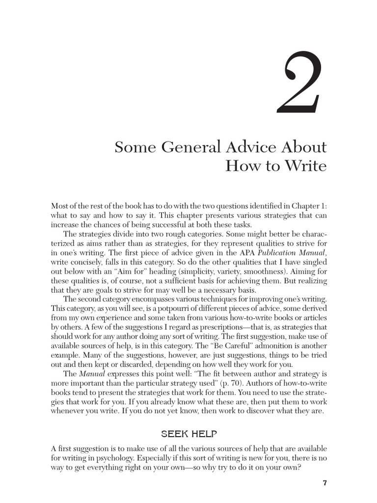 Miller - Writing in Psychology | PDF | Apa Style | Psychology