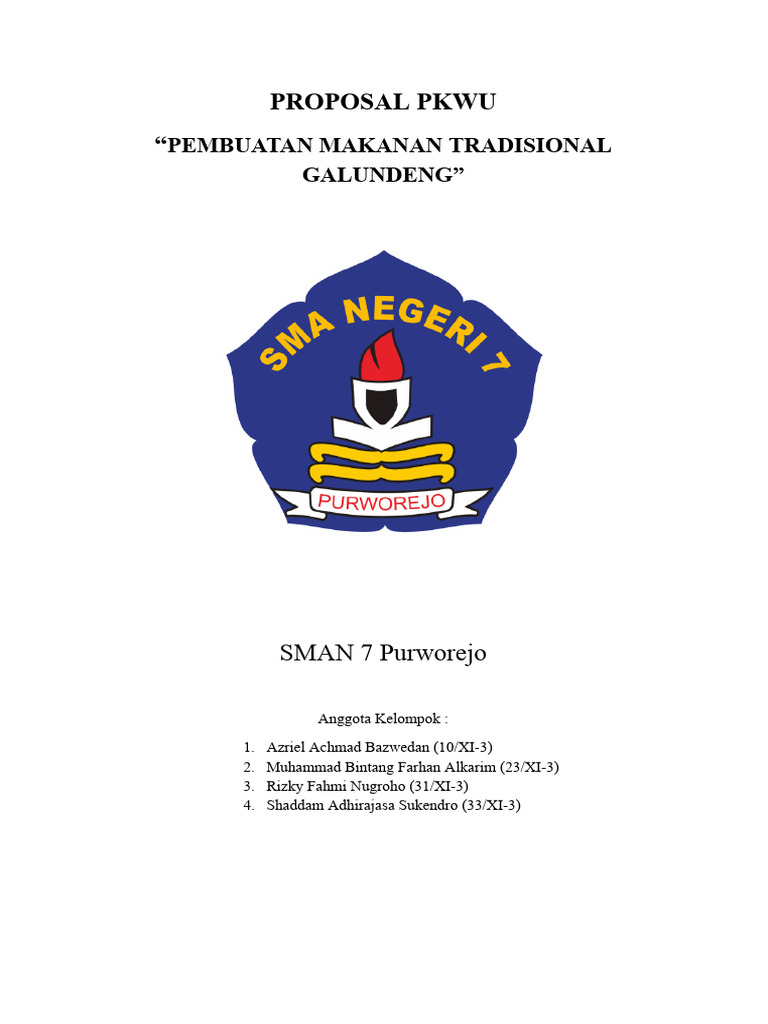 Proposal Pkwu | PDF