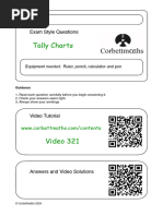 Tally Chart Examples and Exercises | PDF