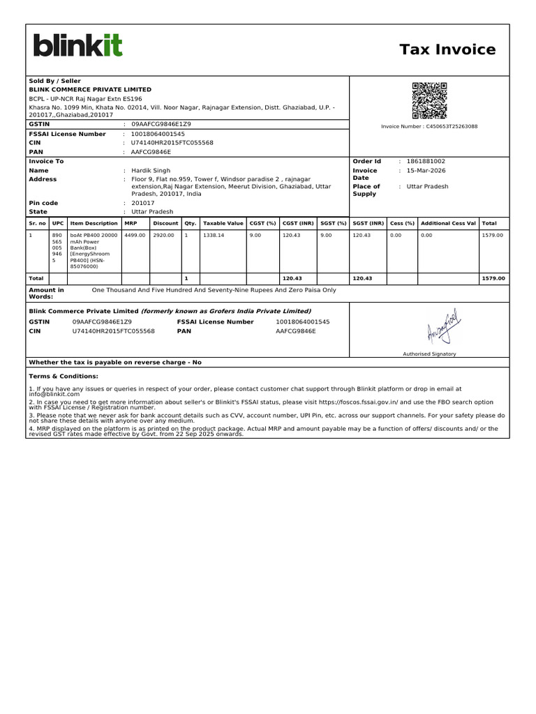 ForwardInvoice ORD43028494bhh392 | PDF | Payments | Taxes