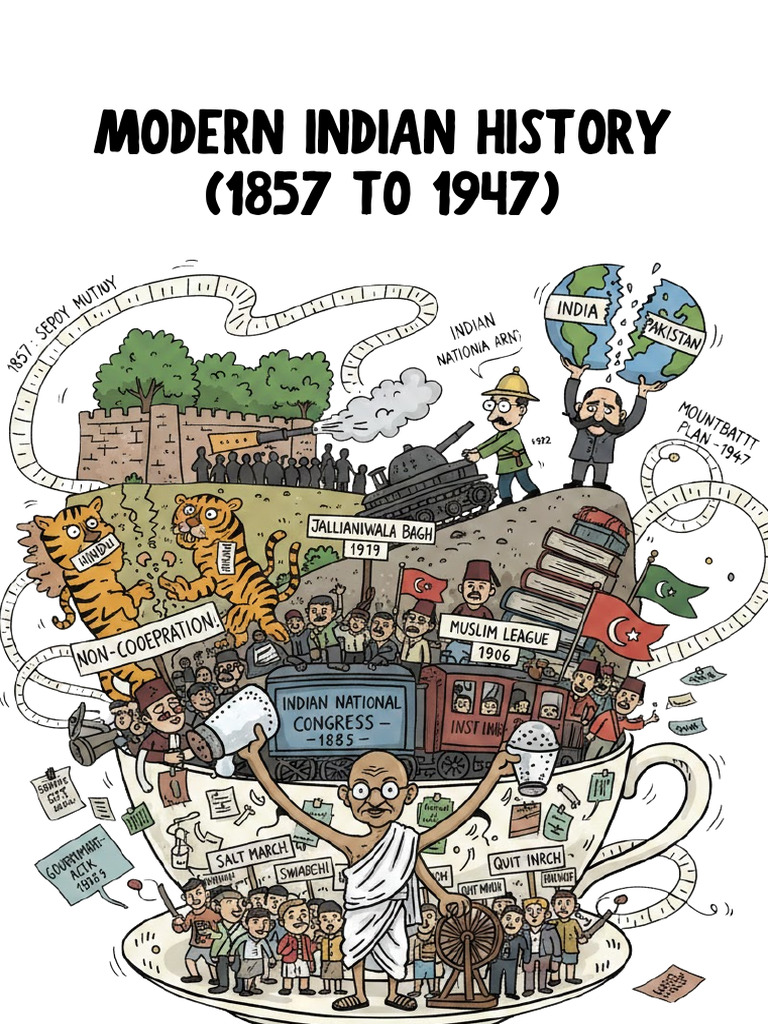 Modern Indian History (1857 To 1947) | PDF | Colonial India ...