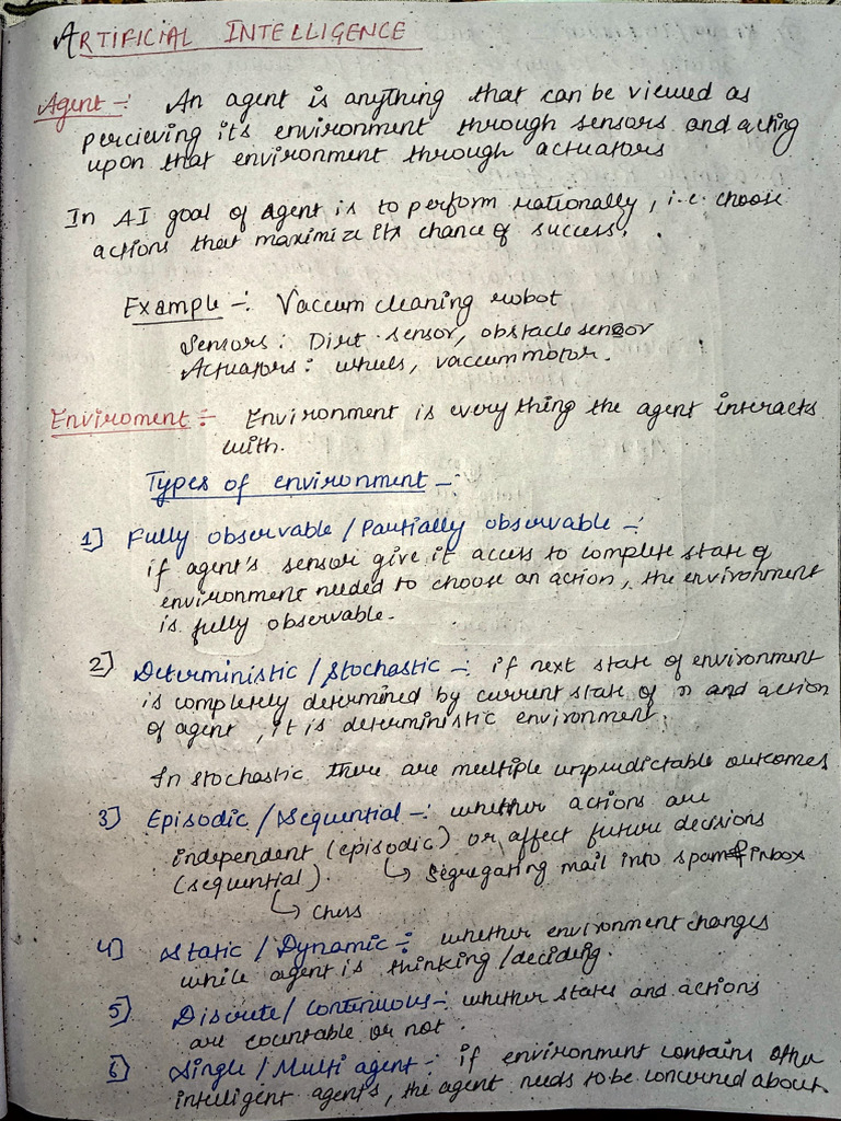 AI Notes | PDF