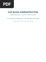 SAP Basis Daily Monitoring TCODE Guide | PDF | Databases | System Software
