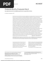 Protocolo BLUE en Ecografía Pulmonar | PDF
