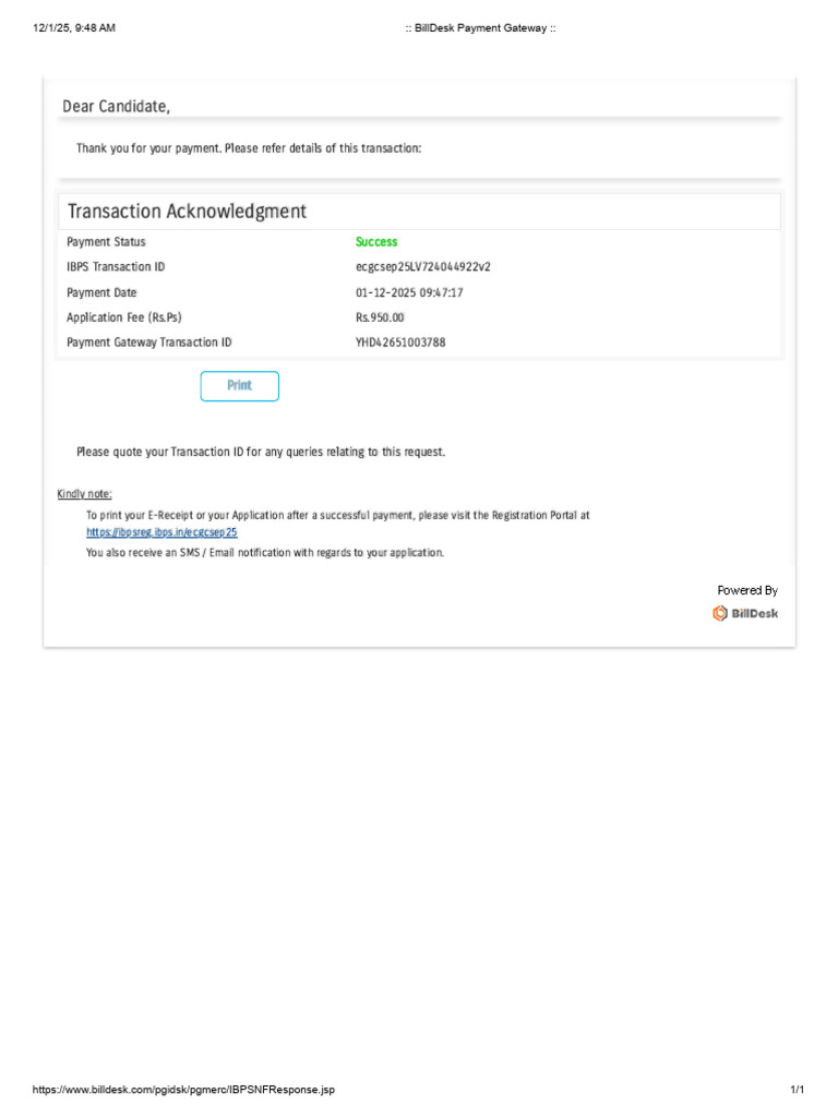 BillDesk Payment Gateway | PDF