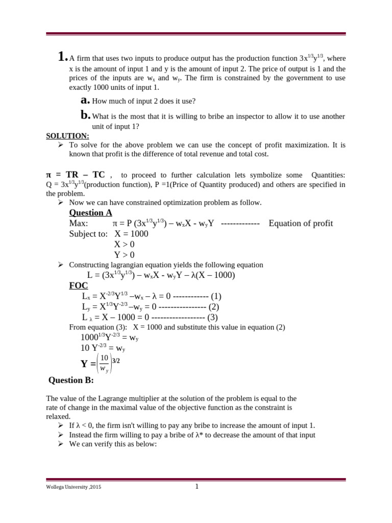 Mathematical Assignment | PDF