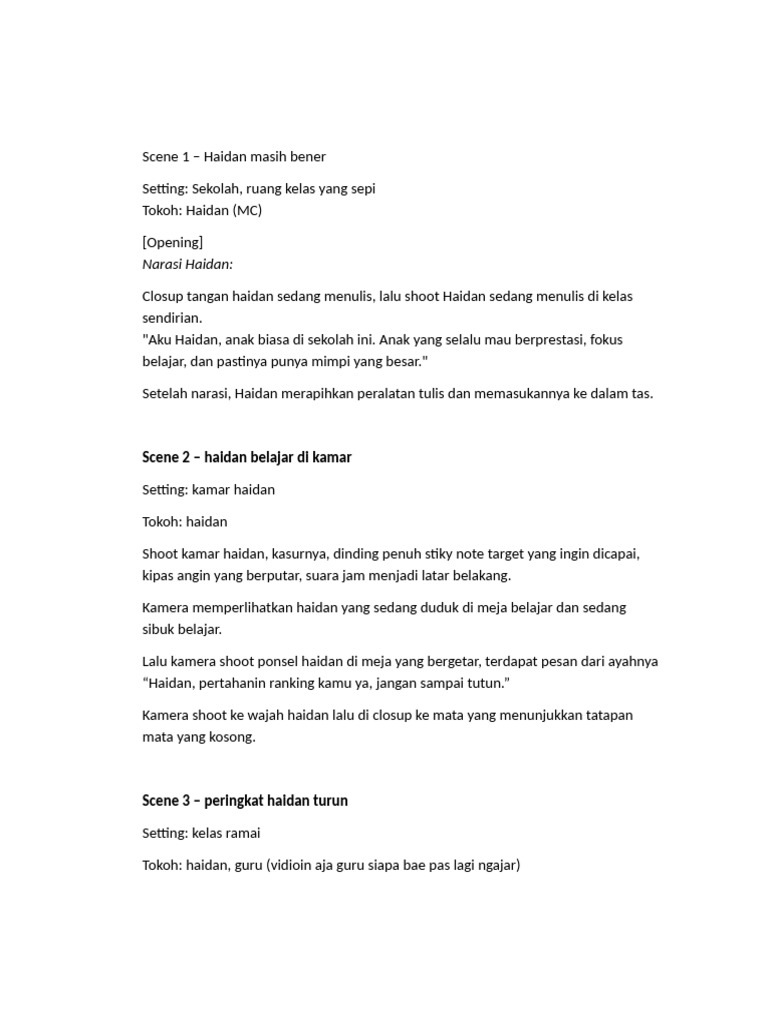 Script Agama (Pergaulan Bebas) | PDF