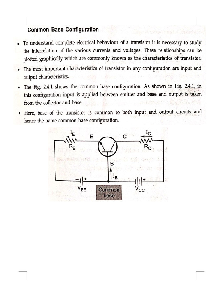 Common Base Configuration | PDF