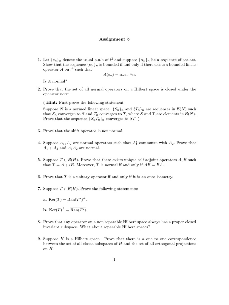 Assignment 5 | PDF
