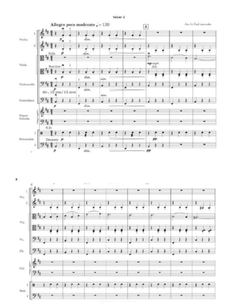 Valzer 2 | PDF