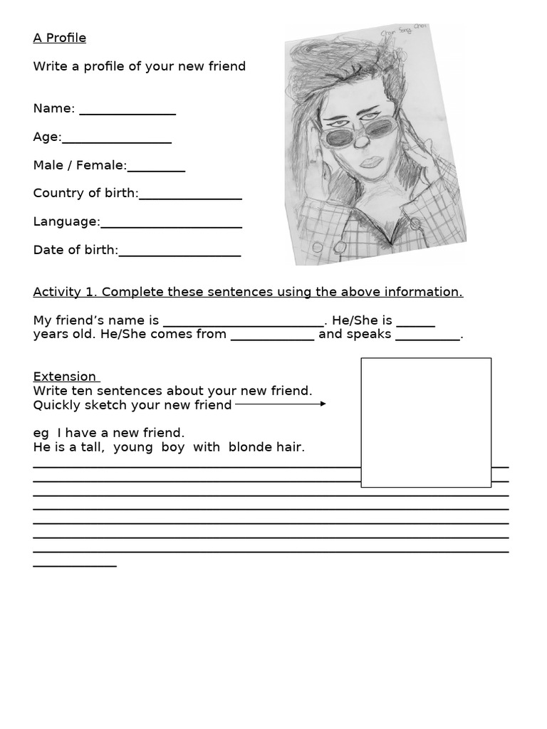 A Profile of A New Friend Activities Promoting Classroom Dynamics Group ...