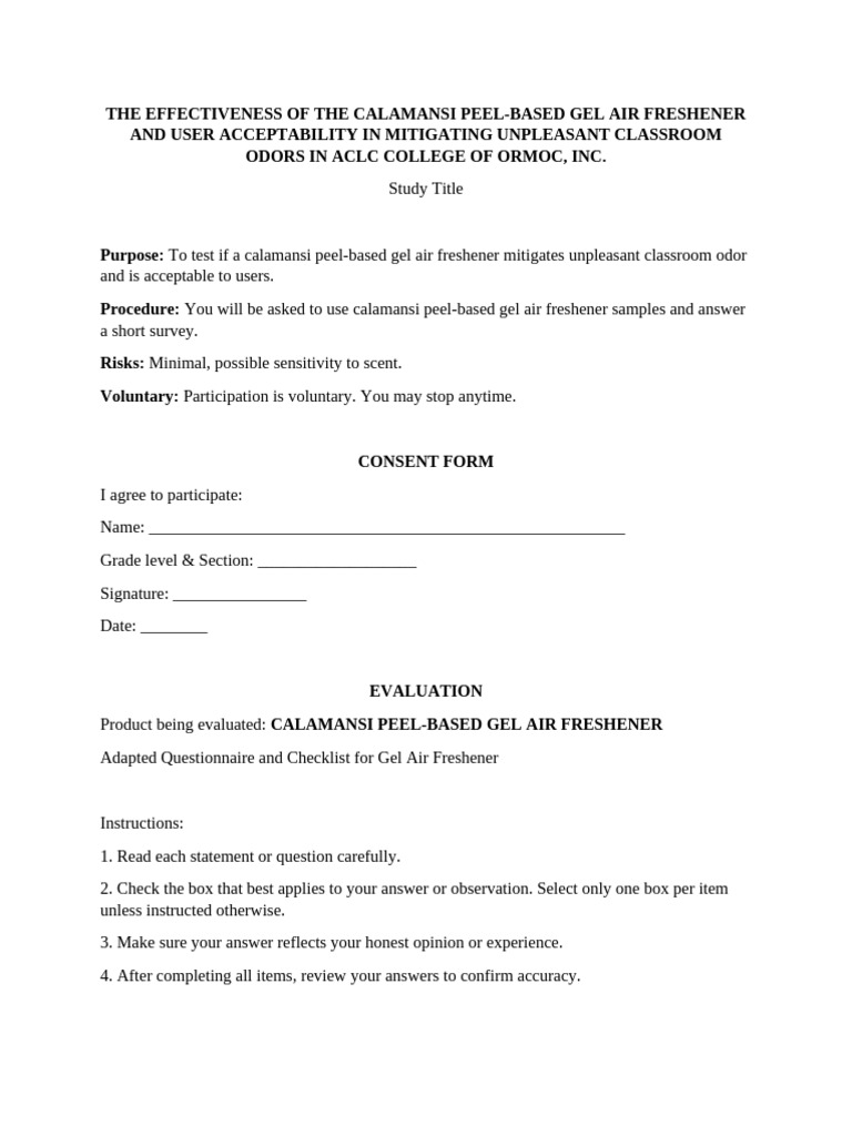 Consent Form | PDF