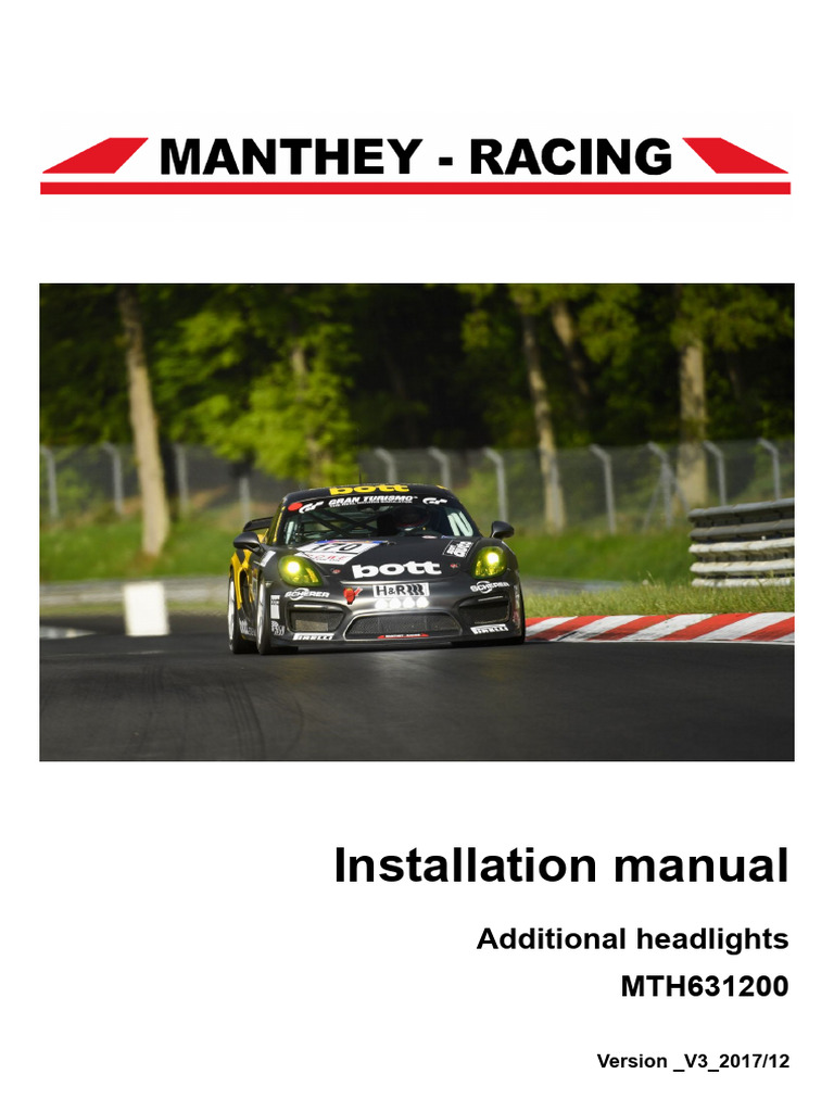 Installation Manual Additional Headlights 24h V3 2017 12 | PDF