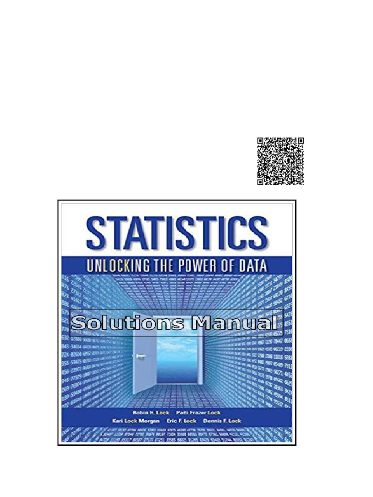 Statistics Unlocking The Power of Data 1st Edition Lock Solutions ...