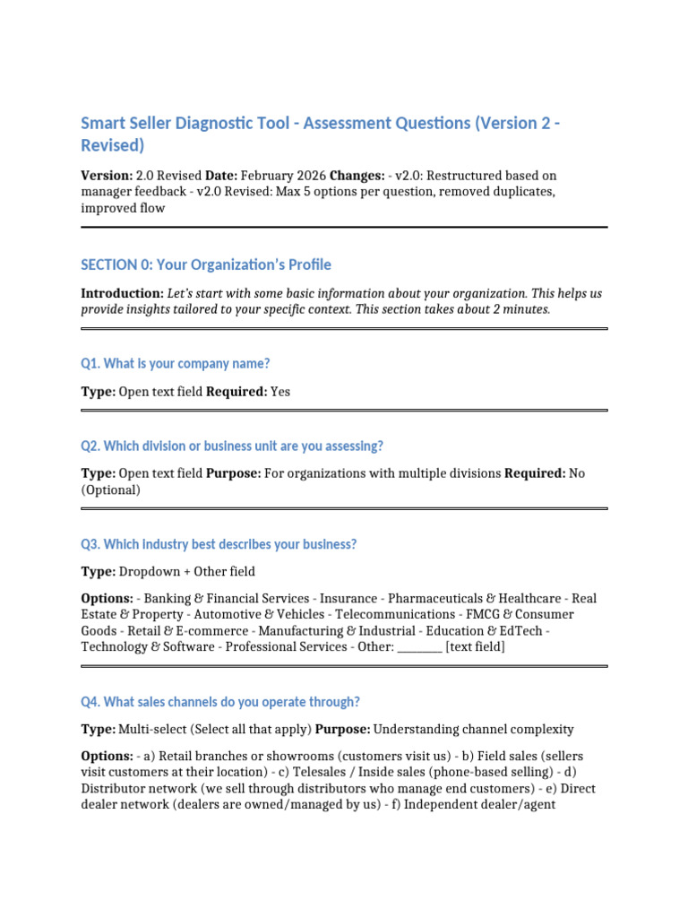 Assessment Questions v2 Revised | PDF