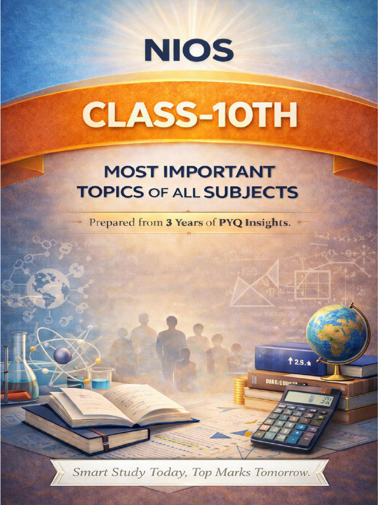 Class-10 Important Topics All Subjects | PDF
