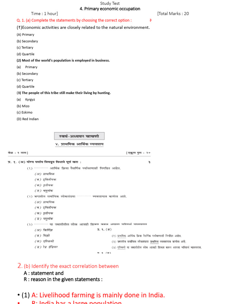 Question Paper 4 | PDF