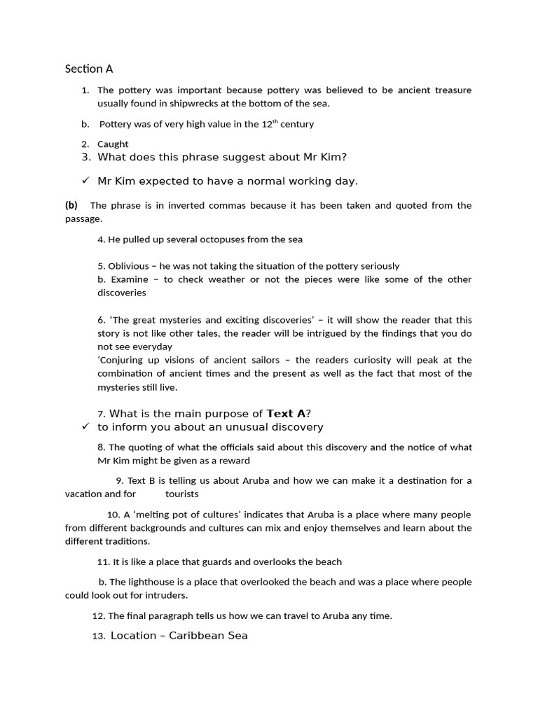 Cambridge Secondary 1 Checkpoint Answer Sheet 01 | PDF