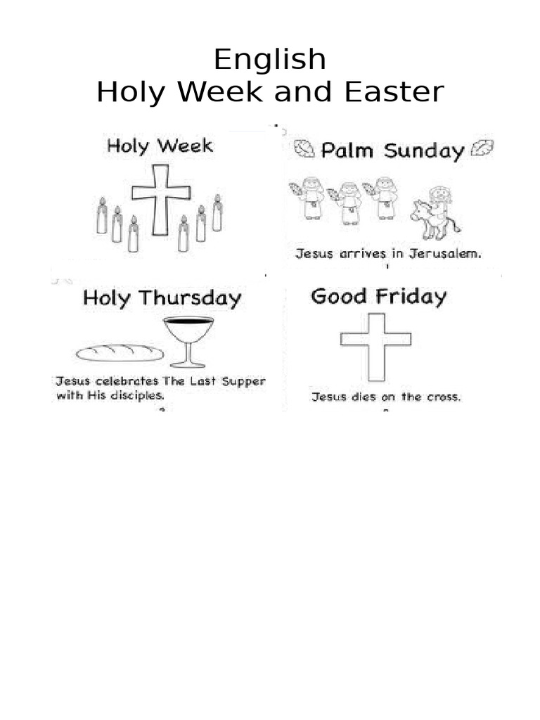 Holy Week and Easter | PDF