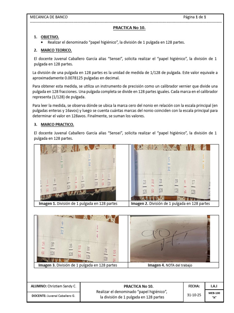 MEB Practica 10 | PDF