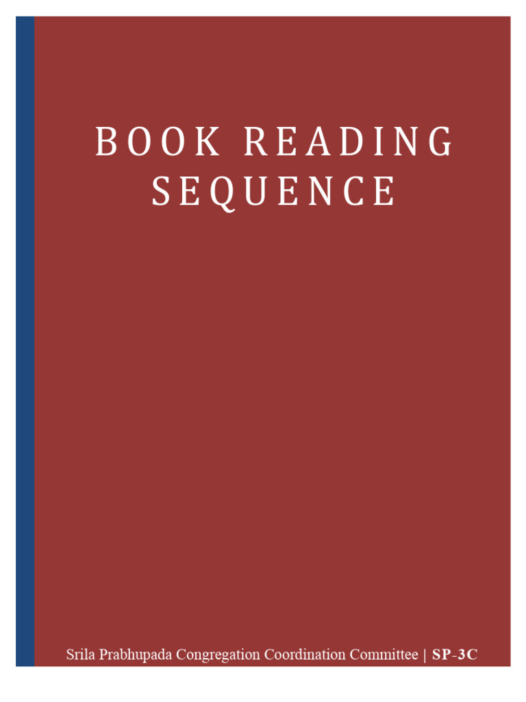Book Reading Sequence | PDF