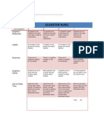 Glogster Rubric