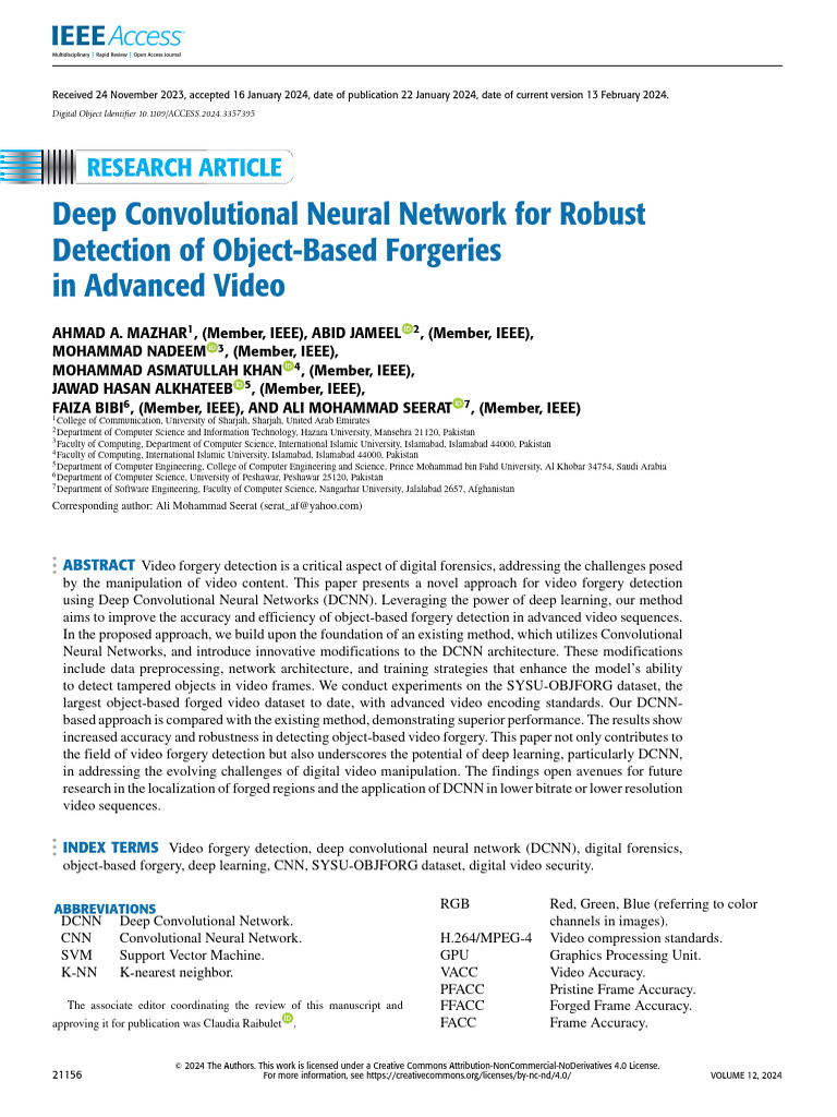 Deep Convolutional Neural Network For Robust Detection of Object-Based ...