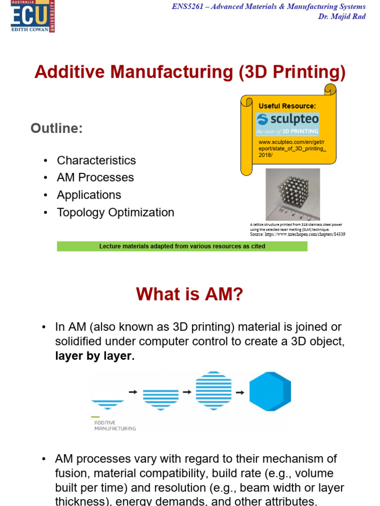 Additive Manufacturing | PDF