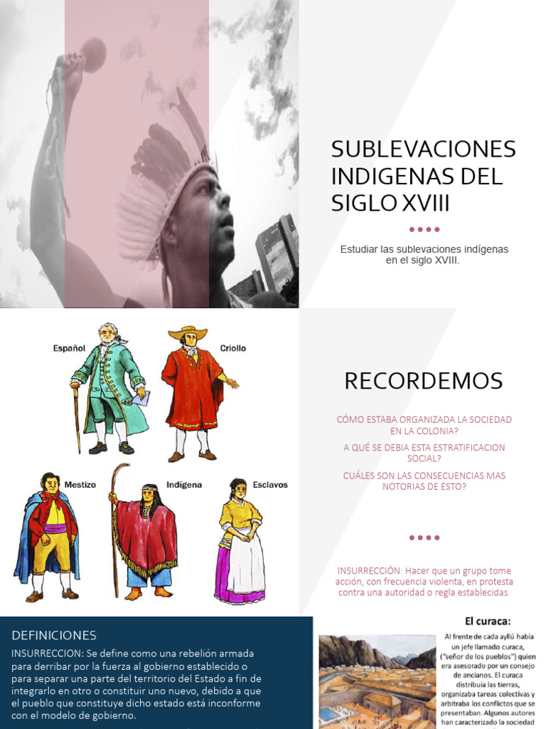 Sublevaciones Indigenas Del Siglo Xviii.1 | PDF | América del Sur ...