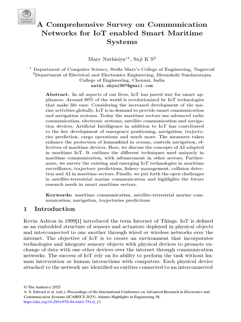 A Comprehensive Survey On Communication Networks For Iot Enabled Smart ...