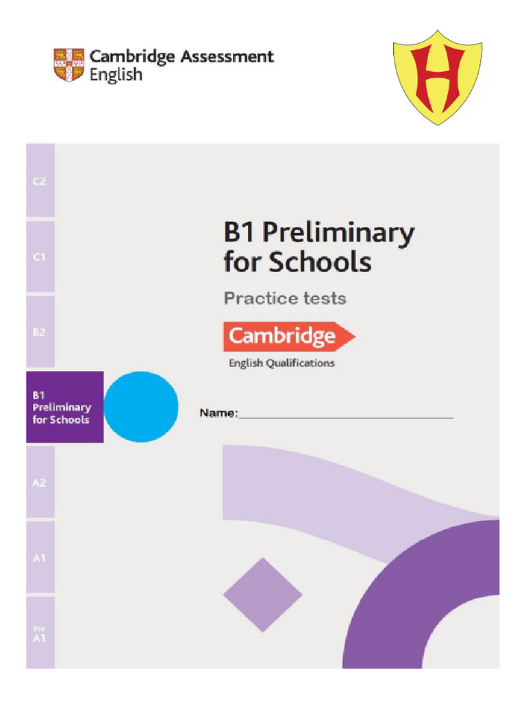 PET Booklet 2nd Mock Exam Cambridge Pet | PDF