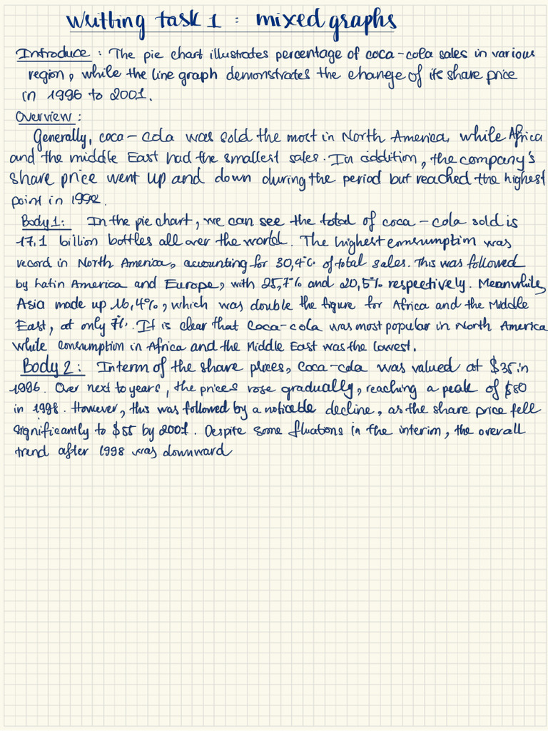 Writing Task 1 Mixed | PDF