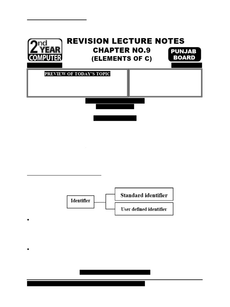 Inter 2 Computer Unit 9 Notes | PDF