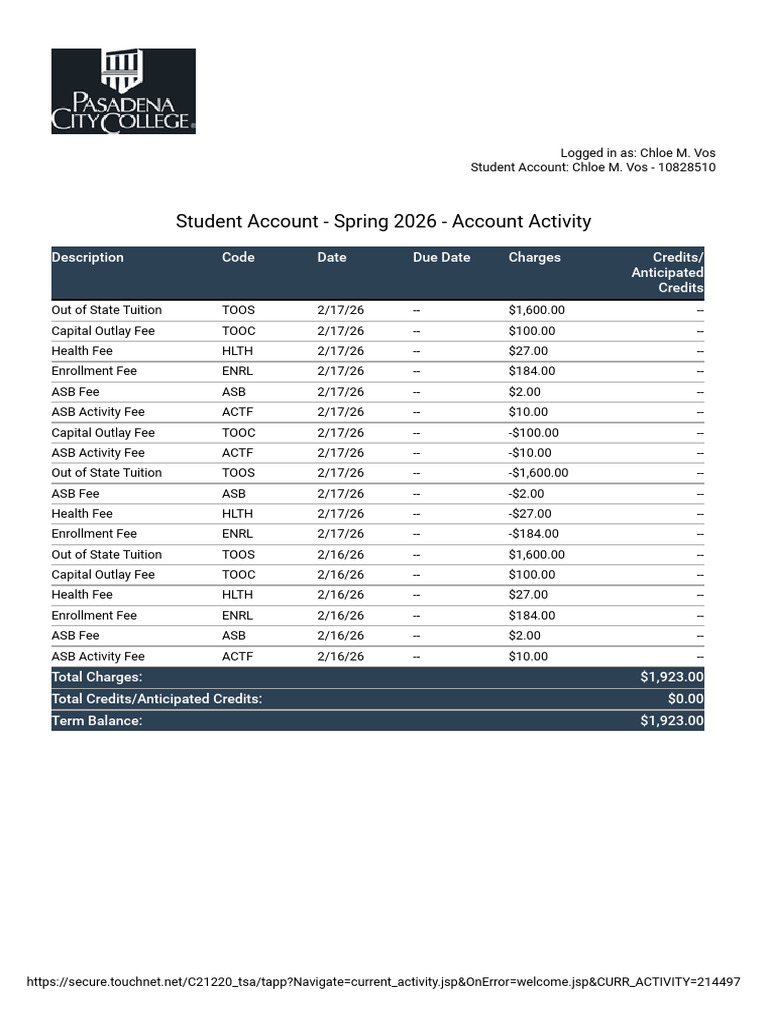 Student Account | PDF
