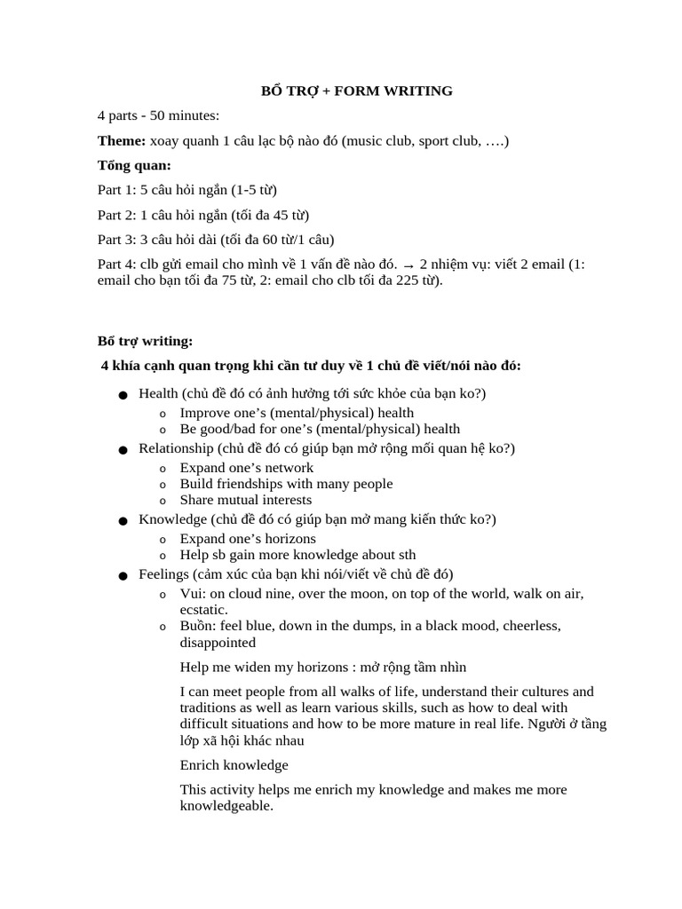 Form Writing | PDF