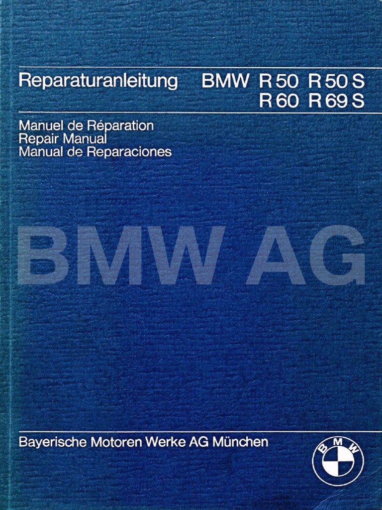 WorkshopManual R50 1968 Multi Swingarm R50sR60S69 | PDF