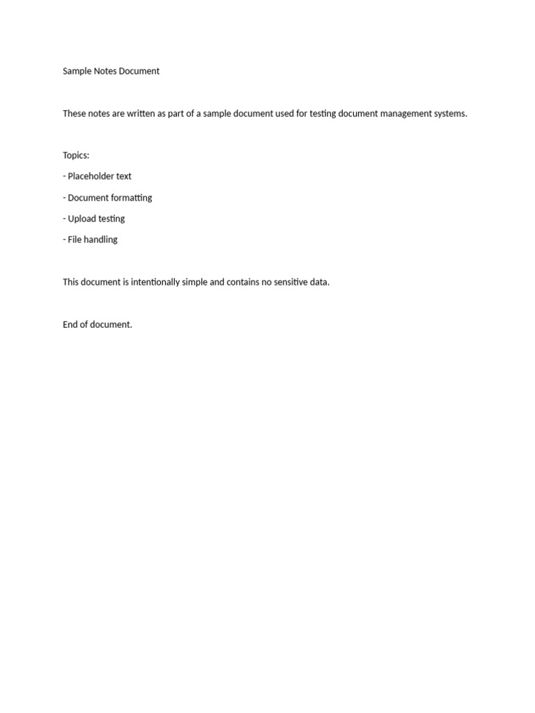 Simple Placeholder Document4 | PDF