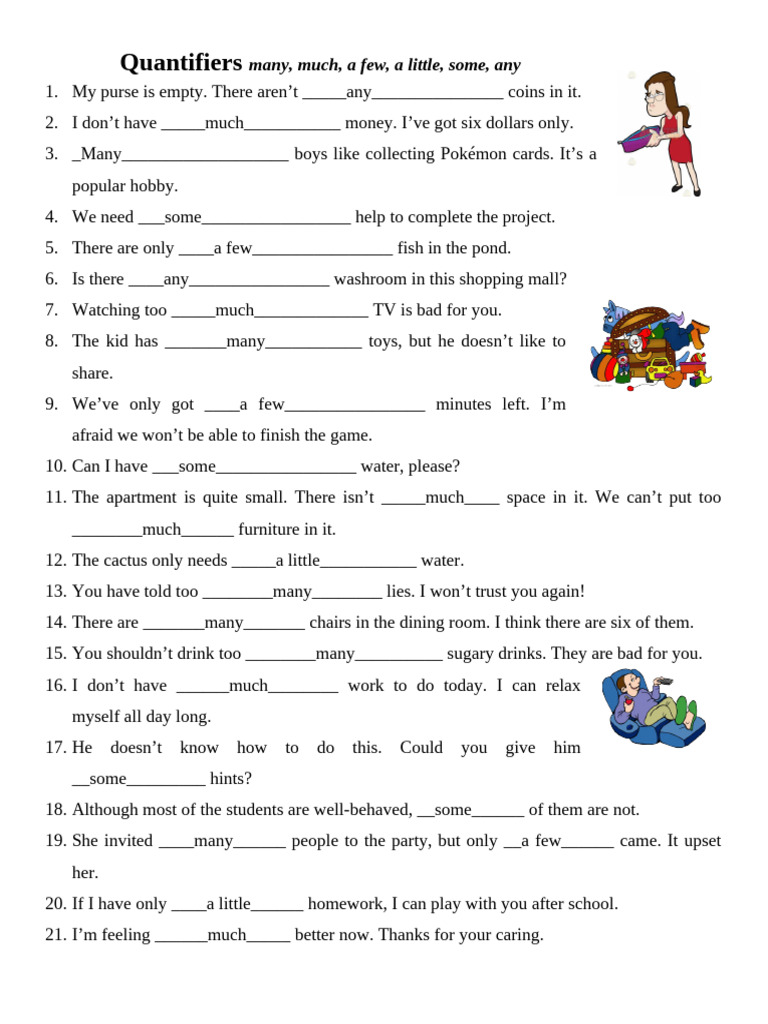 Quantifiers Homework 1 | PDF