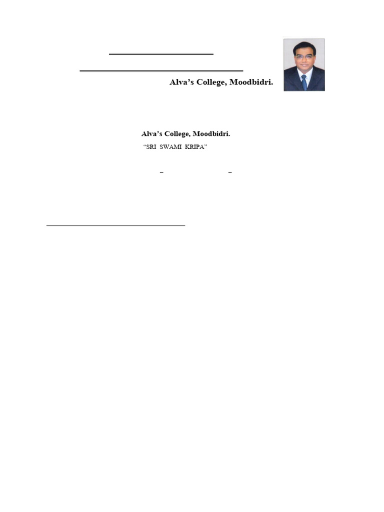 PVG Personal Profile | PDF