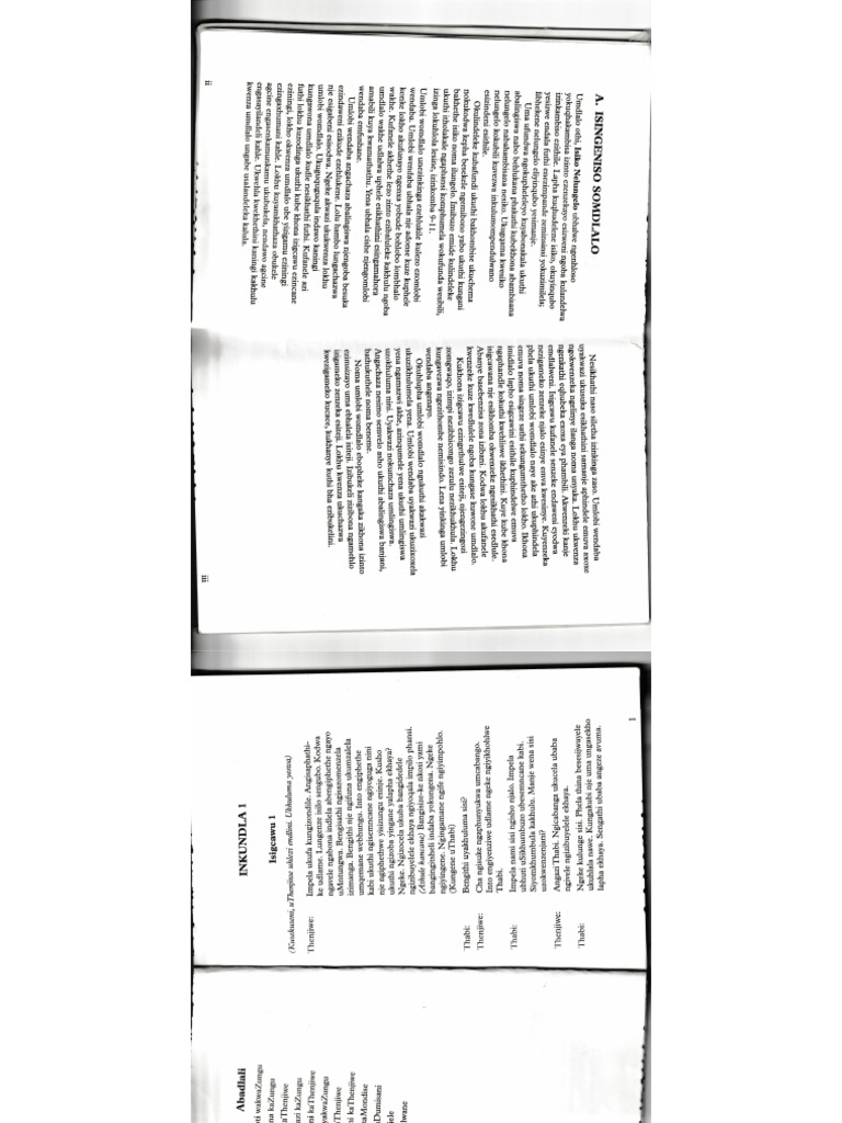Isiko Nelungelo | PDF