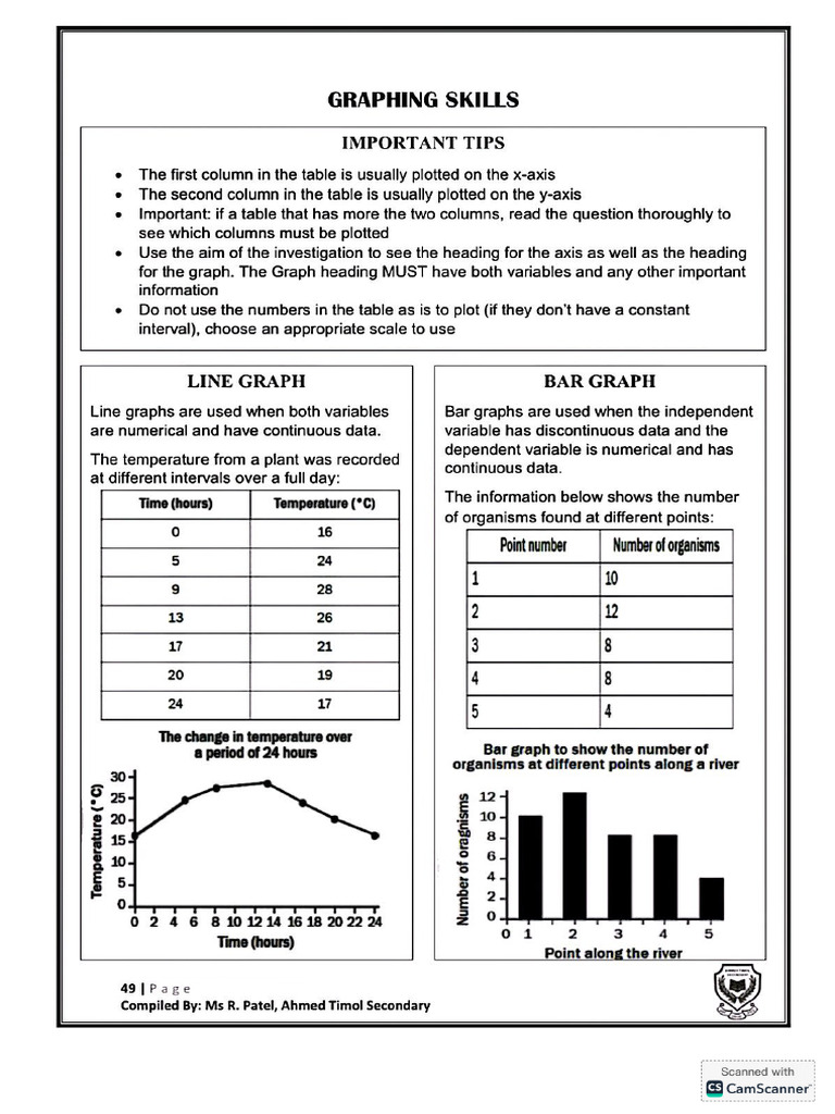 Graphing Skills | PDF